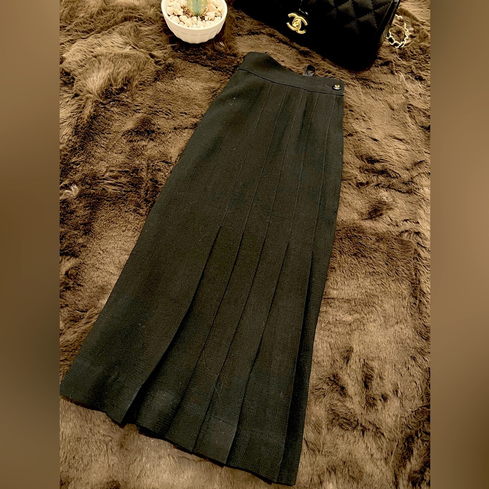CHANEL/SKIRT/BLACK